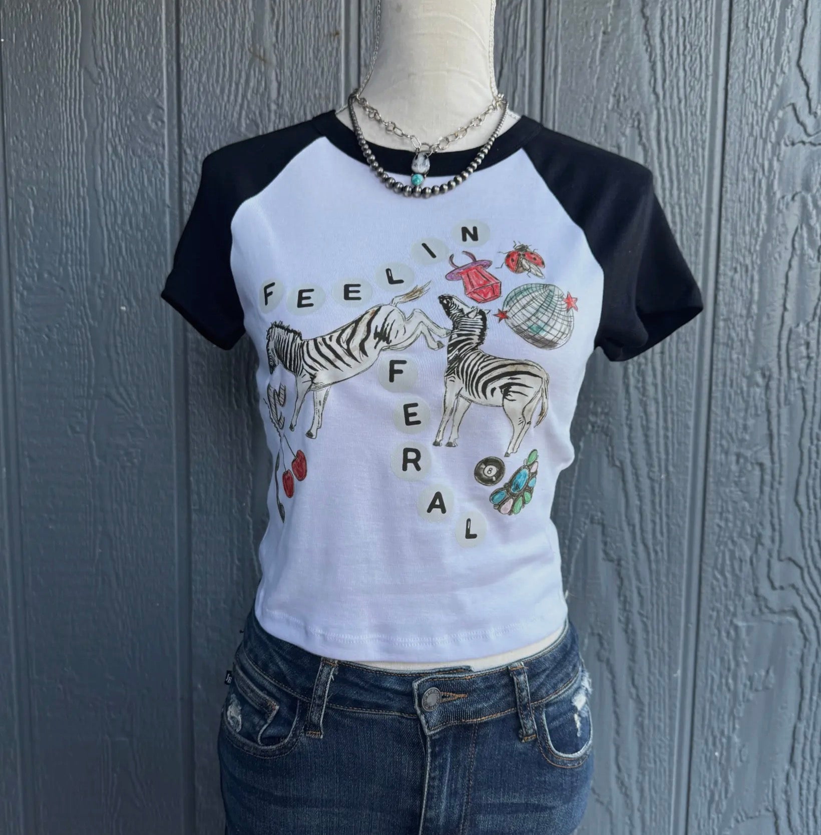 PREORDER Cowboy Zoo Baseball Tee